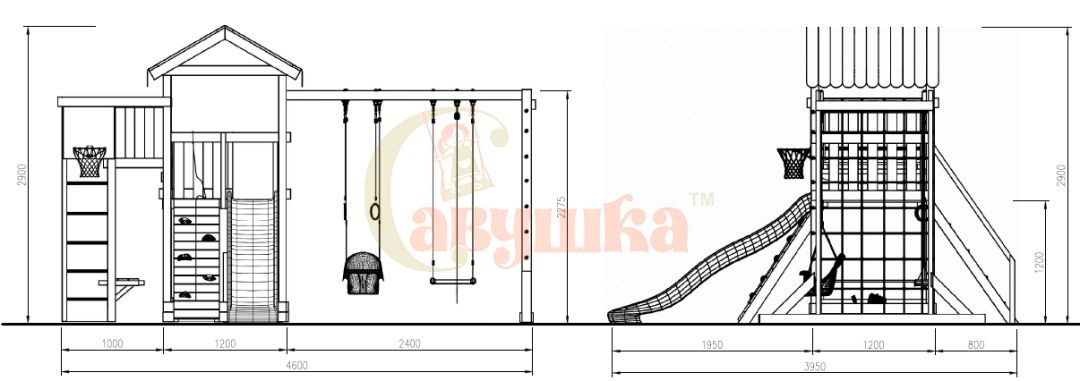 Детская площадка Савушка Мастер 4 - 4 сезона